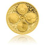 Ducat 2014 Gold Fish For Luck: Photo Coin, Czech Republic, Ducat 2014 Gold Fish For Luck / thumbnail