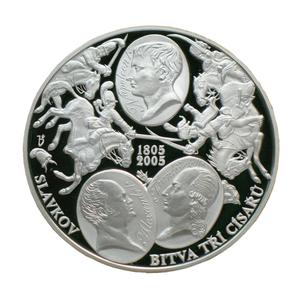 Czech Republic / Silver Medal 2005 Battle of Austerlitz - reverse photo
