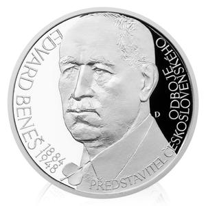 Czech Republic / Silver Ounce 2014 Edvard Benes - reverse photo