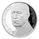 Silver Ounce 2014 Edvard Benes: Photo Coin, Czech Republic, Silver Ounce 2014 Edvard Benes / thumbnail