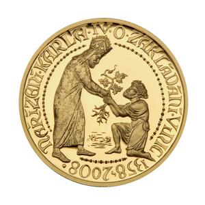 Czech Republic / Gold Half Ounce 2008 Vineyards - reverse photo