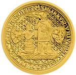 Czech Republic / Silver Half Ounce 2015 Karel IV / Gold Plated - obverse photo