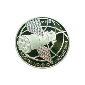 Czech Republic / Silver Medal 2001 New Millennium - reverse photo