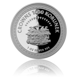 Czech Republic / Silver Ounce 2013 St Wenceslas Crown - reverse photo