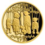 Gold Ounce 2020 Spejbl Wooden Puppet: Photo Coin, Czech Republic, Gold Ounce 2020 Spejbl Wooden Puppet / thumbnail