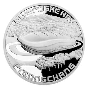 Czech Republic / Silver Half Ounce 2018 Olympic Games - reverse photo
