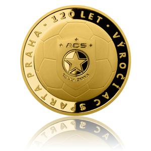 Czech Republic / Gold Plated Medal 2013 Sparta Praha - reverse photo