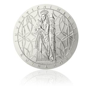 Czech Republic / Platinum Half Kilo 2010 St Barbara Cathedral - reverse photo
