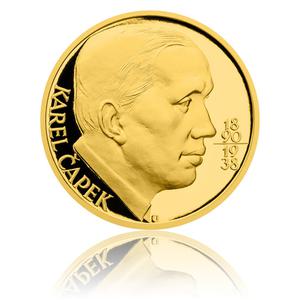 Czech Republic / Gold Half Ounce 2015 Karel Čapek - obverse photo