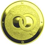 Czech Republic / Thaler 2014 Wedding / Gold Plated Proof - obverse photo