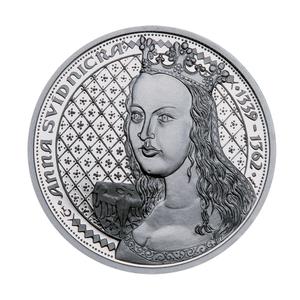 Czech Republic / Silver Half Ounce 2008 Anna Svidnicka - reverse photo