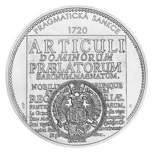 Czech Republic / Silver Ten Ounces 2020 Pragmatic Sanction - obverse photo