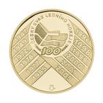 Gold Half Ounce 2008 Ice Hokey: Photo Coin, Czech Republic, Gold Half Ounce 2008 Ice Hokey / thumbnail