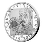 Silver Ounce 2019 Czechoslovak Currency: Photo Coin, Czech Republic, Silver Ounce 2019 Czechoslovak Currency / thumbnail