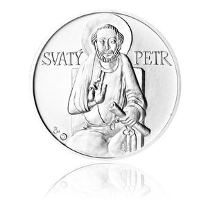 Czech Republic / Silver Medal - Saint Peter - reverse photo