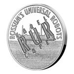 Silver Ounce 2020 RUR and Robot: Photo Coin, Czech Republic, Silver Ounce 2020 RUR and Robot / thumbnail