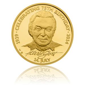 Czech Republic / Gold Ounce 2014 Karel Gott - English - reverse photo