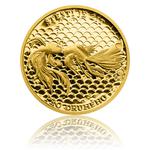 Gold Quarter Ounce 2014 Gold Fish For Luck - Personalised: Photo Coin, Czech Republic, Gold Quarter Ounce 2014 Gold Fish For Luck / thumbnail