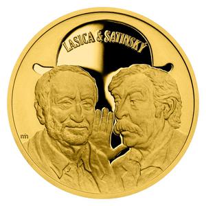 Czech Republic / Gold Half Ounce 2023 Lasica and Satinský - reverse photo