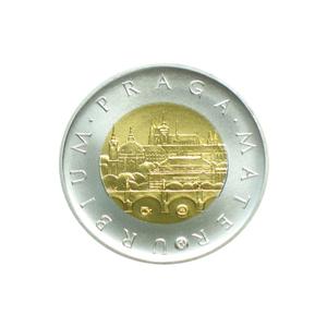 Czech Republic / Bimetallic Medal 1999 Prague - reverse photo