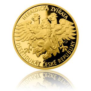 Czech Republic / Ten Ducats 2015 Heraldic Animals - reverse photo