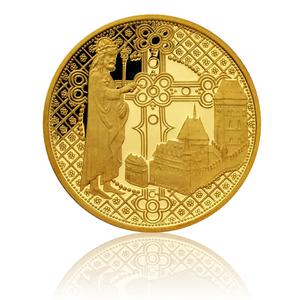 Czech Republic / Gold Half Ounce 2003 Karlštějn Castle - reverse photo
