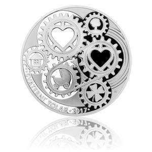Czech Republic / Silver Thaler 2017 Wedding - Personalised - reverse photo