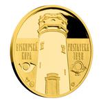 Gold Quarter Ounce 2016 Biskupská kupa Tower: Photo Coin, Czech Republic, Gold Quarter Ounce 2016 Biskupská kupa Tower / thumbnail