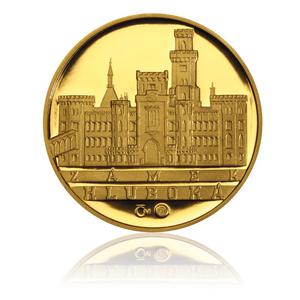 Czech Republic / Gold Quarter Ounce 2010 Hluboka Castle - reverse photo