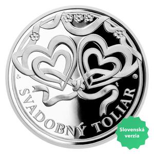Czech Republic / Thaler 2022 Wedding, Slovak, Personalised - reverse photo
