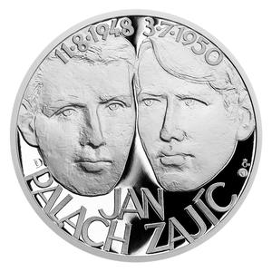 Czech Republic / Silver Ounce 2019 Jan Palach and Jan Zajíc - reverse photo