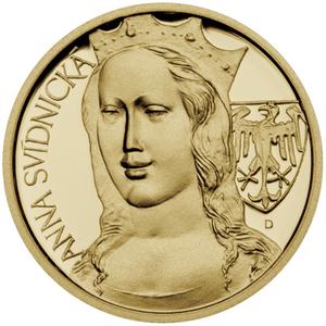 Czech Republic / Gold Ducat 2008 Anna Svidnicka - reverse photo