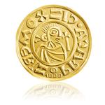Denar of Boleslav II - Gold Replica: Photo Coin, Czech Republic, Denar of Boleslav II - Gold Replica / thumbnail