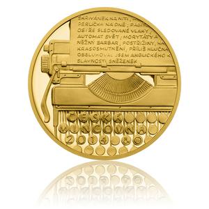 Czech Republic / Gold Half Ounce 2014 Bohumil Hrabal - obverse photo