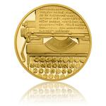 Gold Half Ounce 2014 Bohumil Hrabal: Photo Coin, Czech Republic, Gold Half Ounce 2014 Bohumil Hrabal / thumbnail
