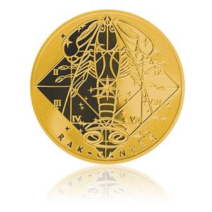 Czech Republic / Silver Half Ounce 2013 Gold Plated - Cancer - reverse photo