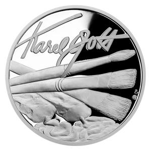 Czech Republic / Silver Ounce 2019 Karel Gott - Painter - obverse photo