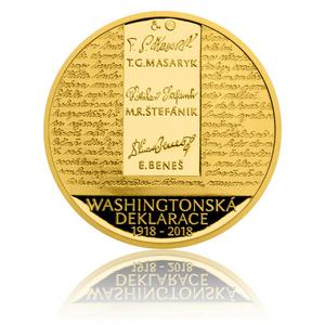Czech Republic / Gold Half Ounce 2018 Washington Declaration - obverse photo