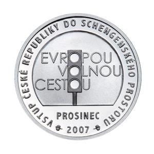 Czech Republic / Silver Half Ounce 2008 Schengen Area - reverse photo