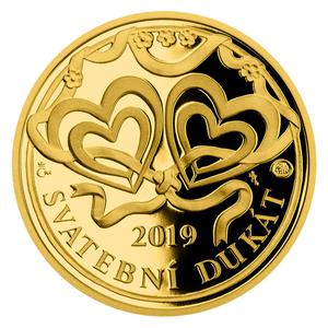 Czech Republic / Gold Ducat 2019 Wedding - reverse photo