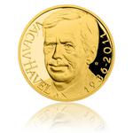 Gold Quarter Ounce 2016 Vaclav Havel - Dramatist: Photo Coin, Czech Republic, Gold Quarter Ounce 2016 Vaclav Havel - Dramatist / thumbnail