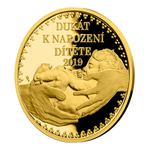 Gold Ducat 2019 Birth of a Child - Personalised: Photo Coin, Czech Republic, Gold Ducat 2019 Birth of a Child - Personalised / thumbnail