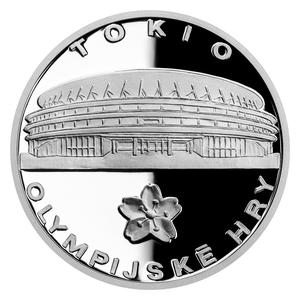 Czech Republic / Silver Half Ounce 2021 Tokyo Olympic Games - reverse photo