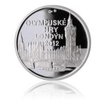 Silver Half Ounce 2012 London Olympics: Photo Coin, Czech Republic, Silver Half Ounce 2012 London Olympics / thumbnail