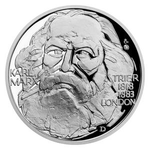 Czech Republic / Silver Ounce 2022 Karl Marx - reverse photo