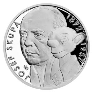Czech Republic / Silver Ounce 2020 Spejbl Wooden Puppet - reverse photo