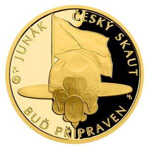 Czech Republic / Gold Quarter Ounce 2019 Scouts - obverse photo