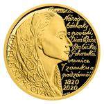 Gold Half Ounce 2020 Božena Němcová: Photo Coin, Czech Republic, Gold Half Ounce 2020 Božena Němcová / thumbnail