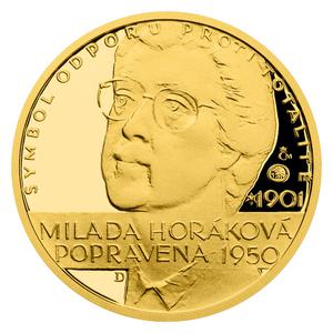Czech Republic / Ducat 2020 Milada Horáková - reverse photo