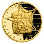 Gold Quarter Ounce 2018 Prague Spring: Photo Coin, Czech Republic, Gold Quarter Ounce 2018 Prague Spring / thumbnail